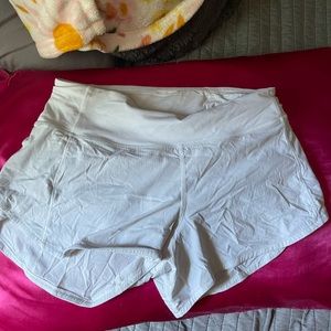 Lululemon white shorts